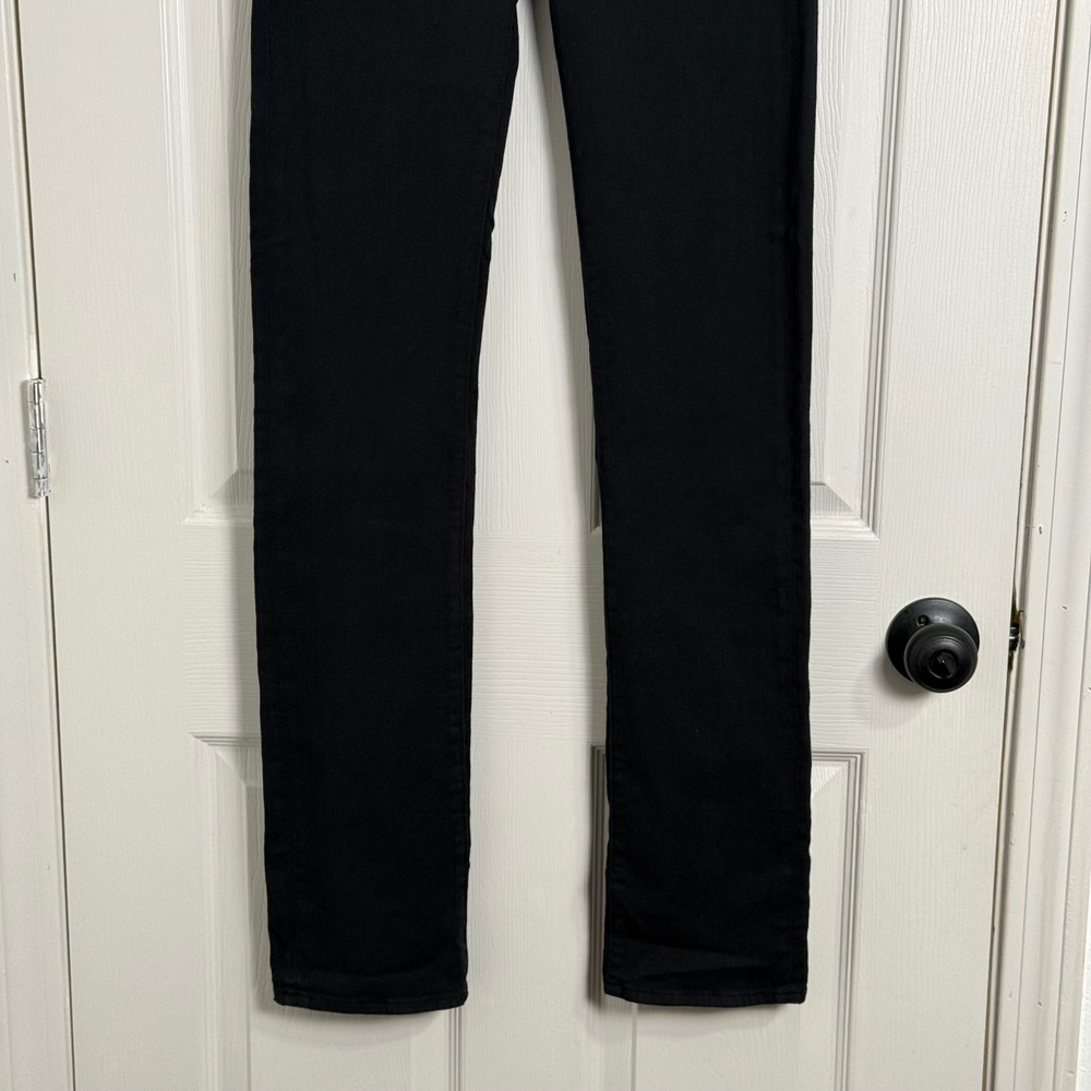 Denim & Supply Ralph Lauren Womens Black Straight Leg Jeans 26x34 Mid Rise - Picture 5 of 14